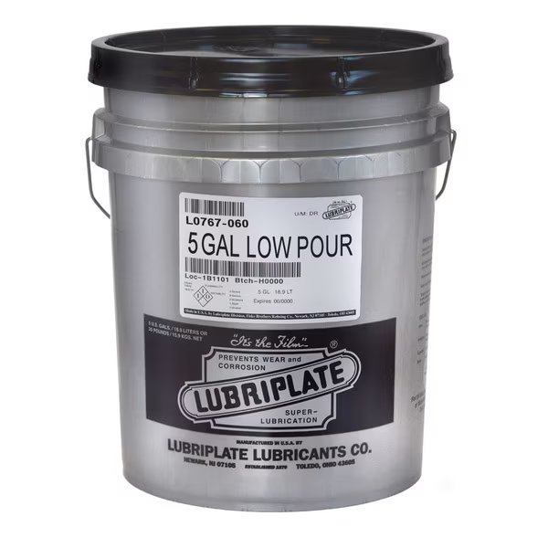 Sp. Low Pour Hyd. Oil, 5 Gal Pail, Iso-22 Heavy Duty Low Temperature Hydraulic Fluid, Lubriplate, Mfr#: L0767-060